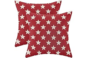 Embroidered Stars and Stripes Throw Pillows for Patriotic Ambiance