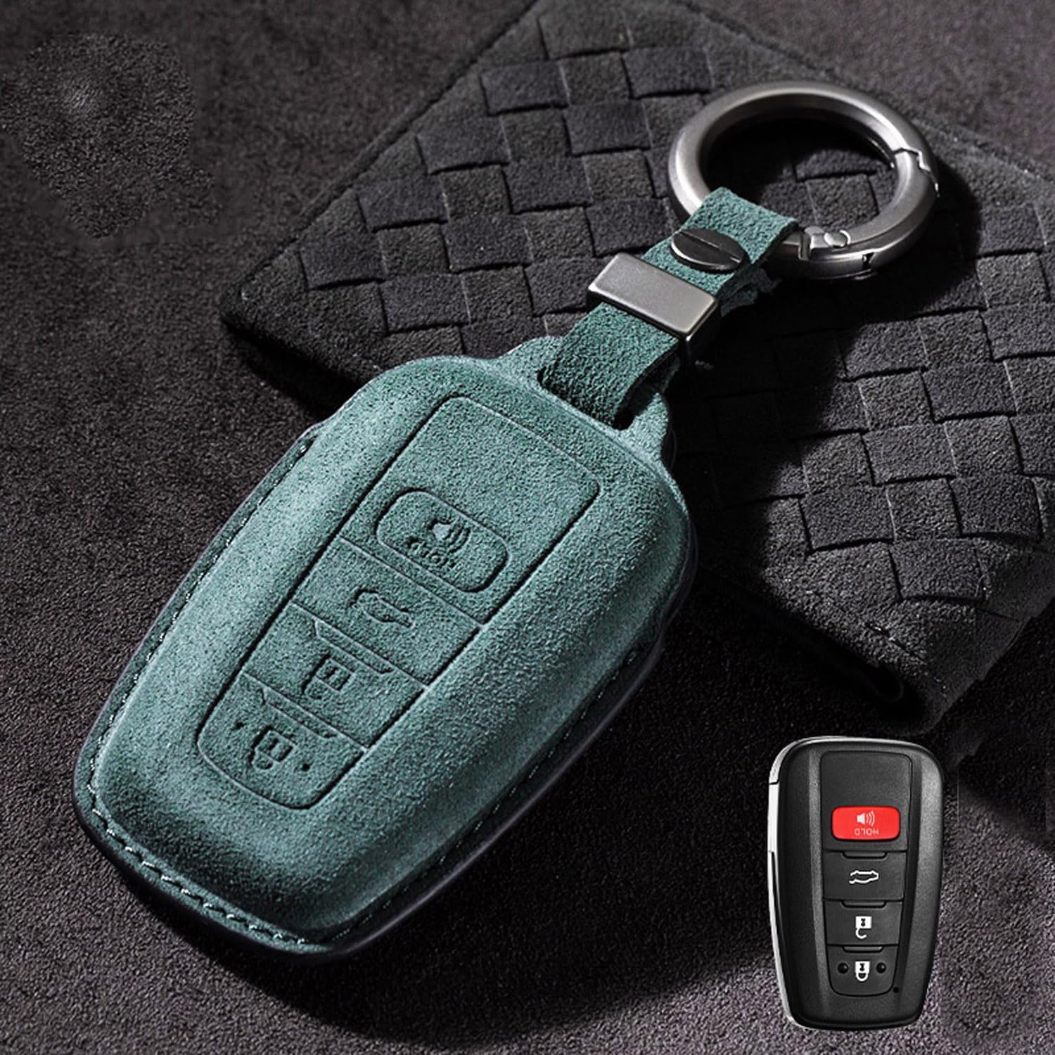 Amazon.com: Handmade Leather Remote Key Fob Cover for Previous ...