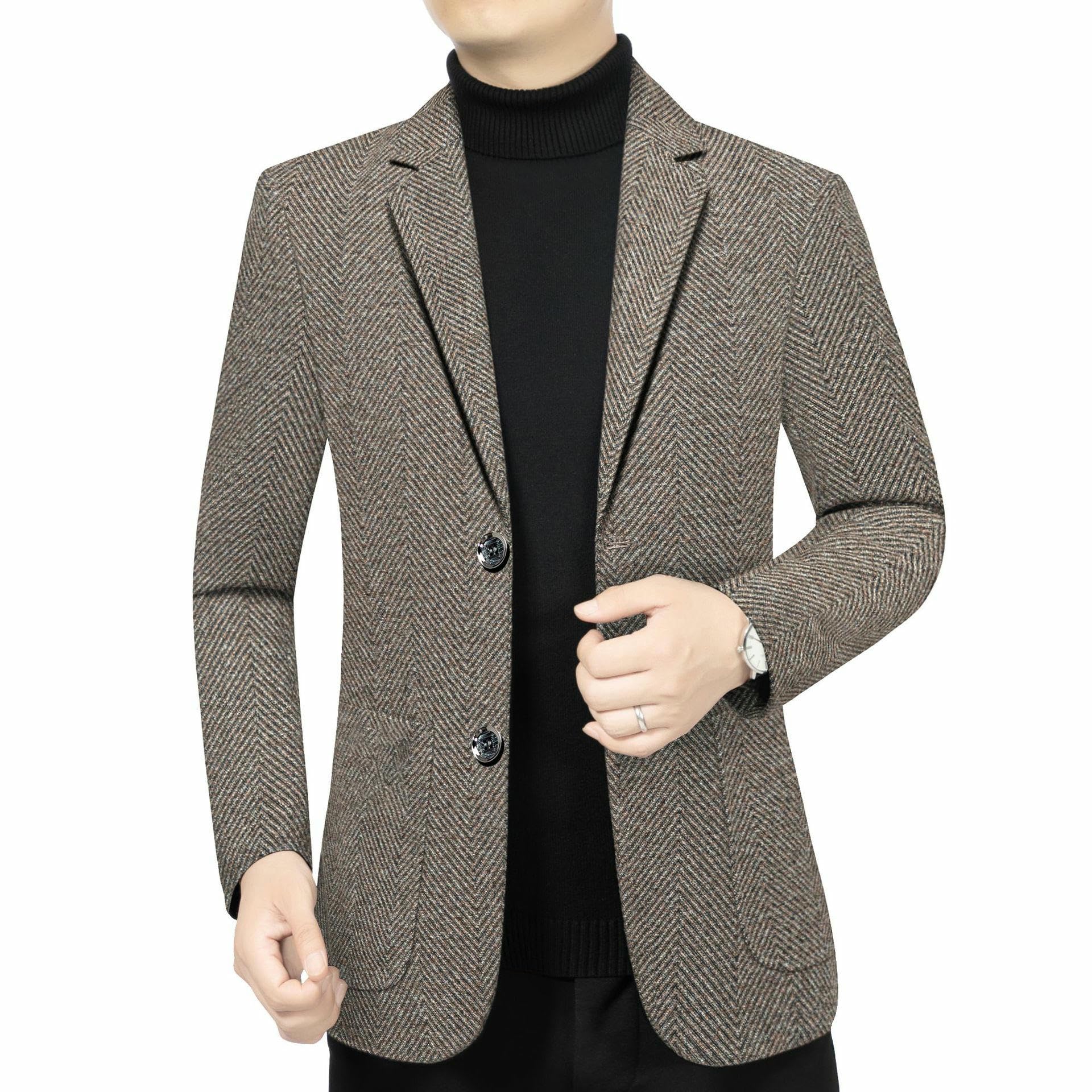 Americana informal para hombre, estilo coreano, ajustado, clásica, cómoda, de negocios, para hombre