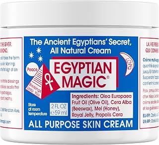 Egyptian Magic All-Purpose Skin Cream: Natural Moisturizer, Eczema Balm, Scar & Tattoo Aftercare for Face, Body, Dry Skin - 2oz Jar