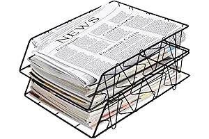 2 Tier Desk Tray: Stackable Paper Tray for Seamless Organization