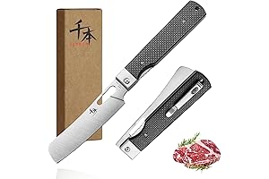 440 Stainless Steel Sharp Pocket Folding Chef Knife: Slice, Dice, and Conquer Your Culinary Adventures
