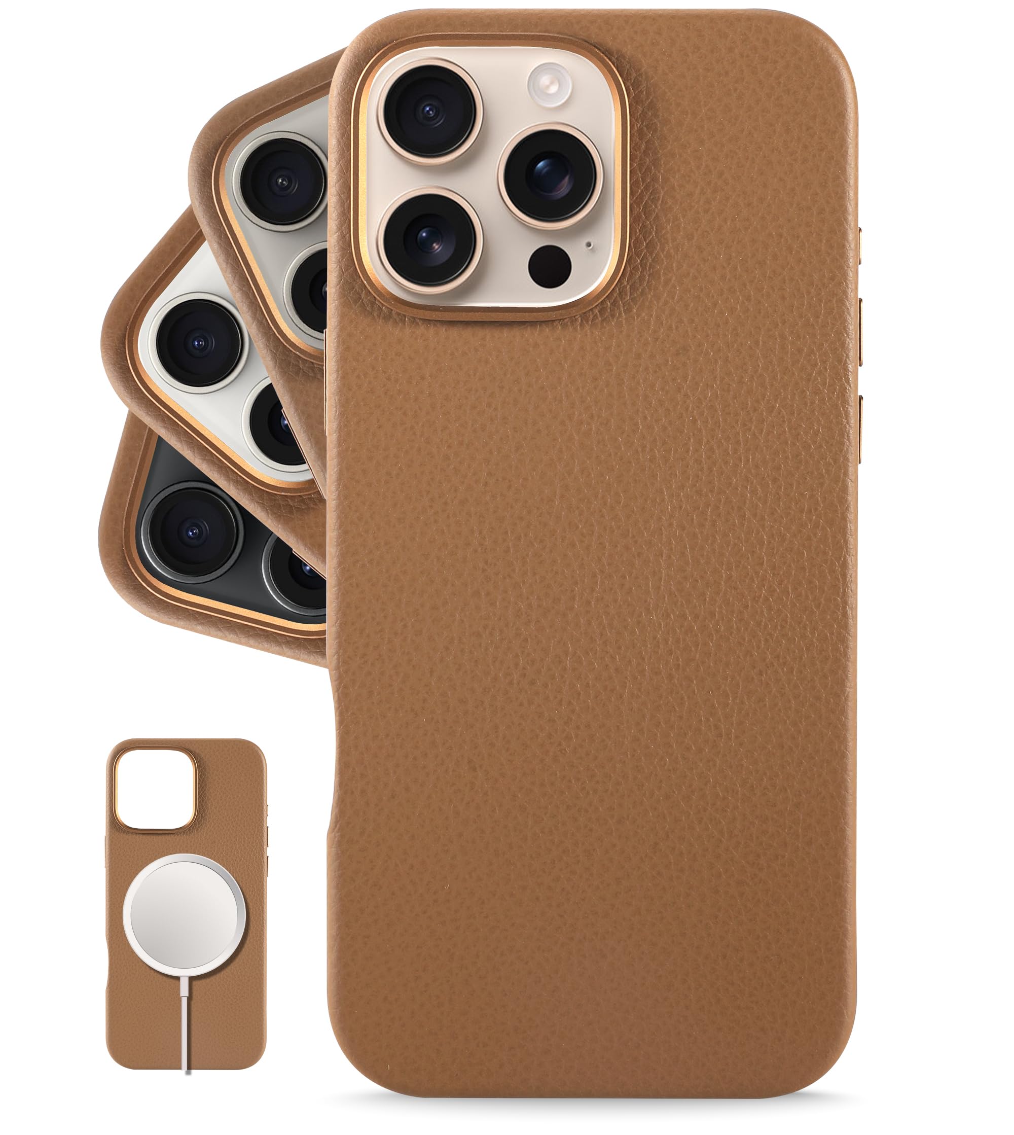 Amazon.com: LONLI Urban - for iPhone 16 Pro Max Leather Case