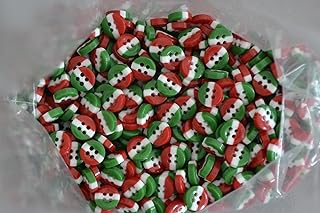 Bottoni poliestere per camiceria tricolore bandiera italiana conf 200 pezzi (lineato 16 - diametro mm. 10)