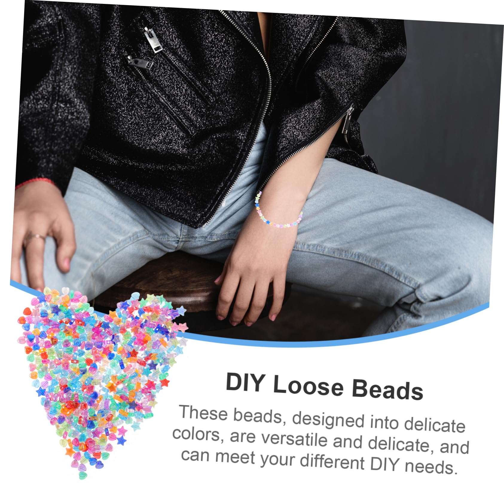 jojofuny 5 Series Kit De Material Para Abalorios Cuentas Para Pulseras Cuentas Espaciador Para Pulseras Hermosas Suministros De De Joyería 600 Piezas X 5