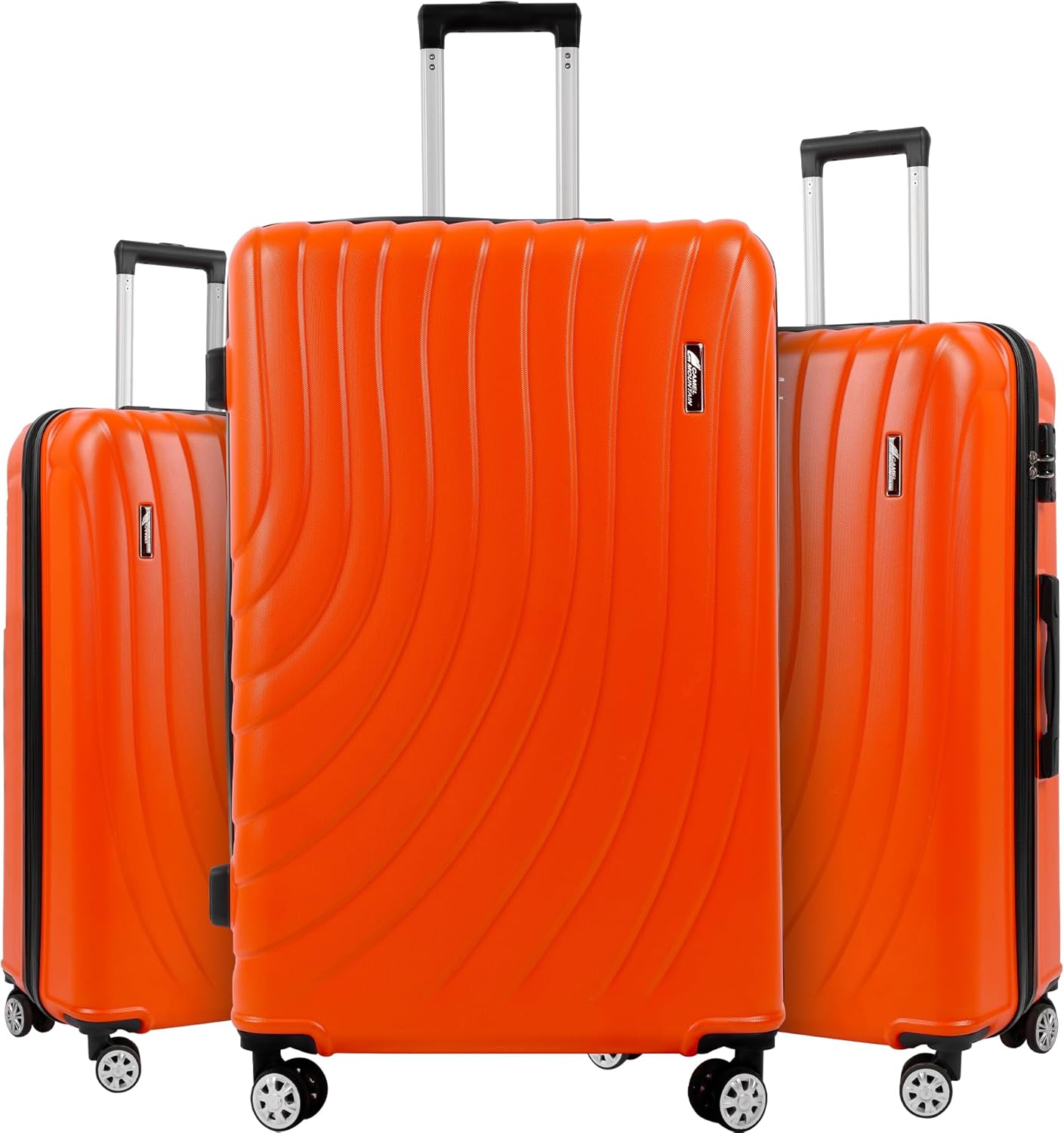 M Camel Mountain Luggage Sets 3 Piece Lightweight Durable