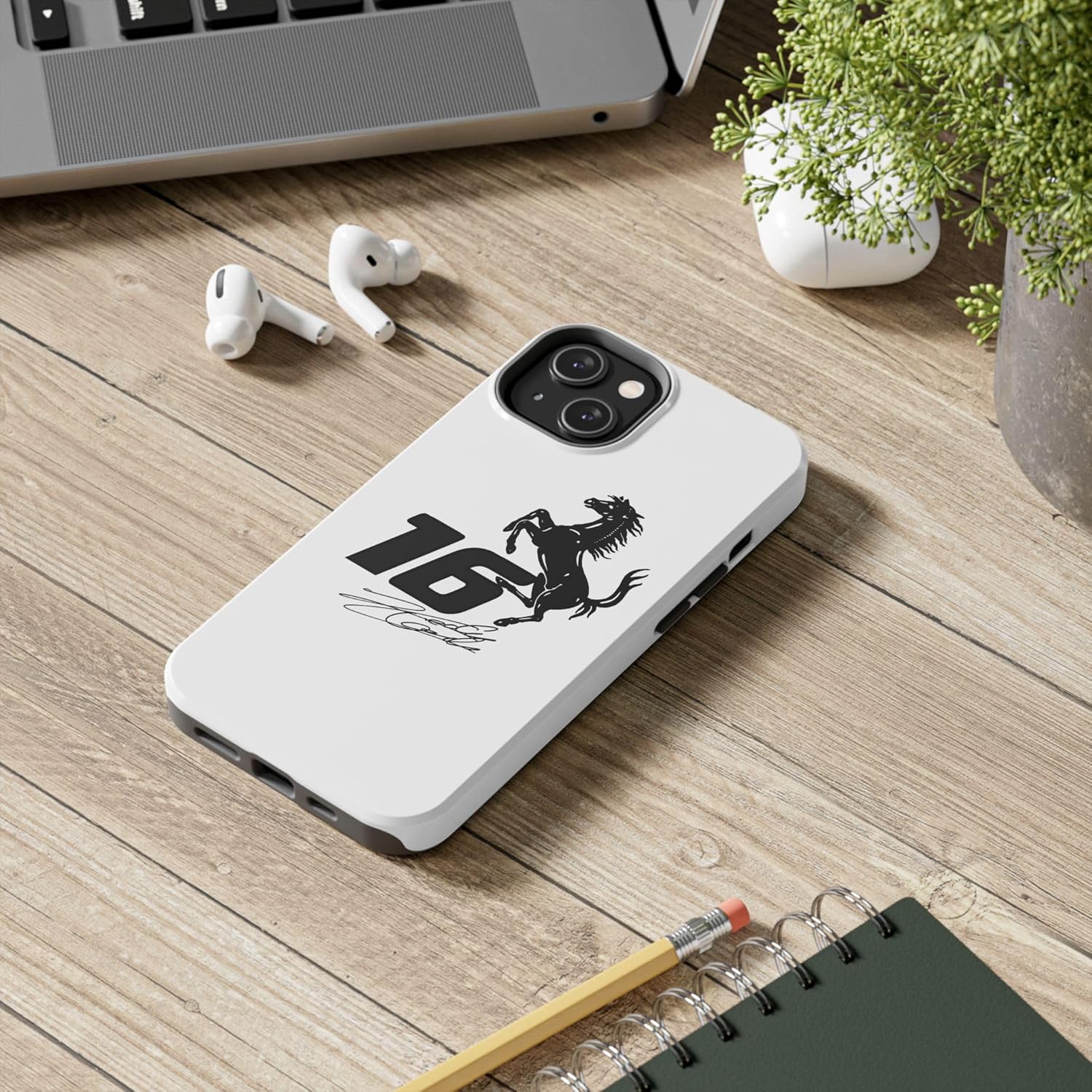 Case for CL 16 Lec Fans. Compatible with All iPhone 16 15 14 13 12 11 X Series | Best Gift for Formula Racing Fans