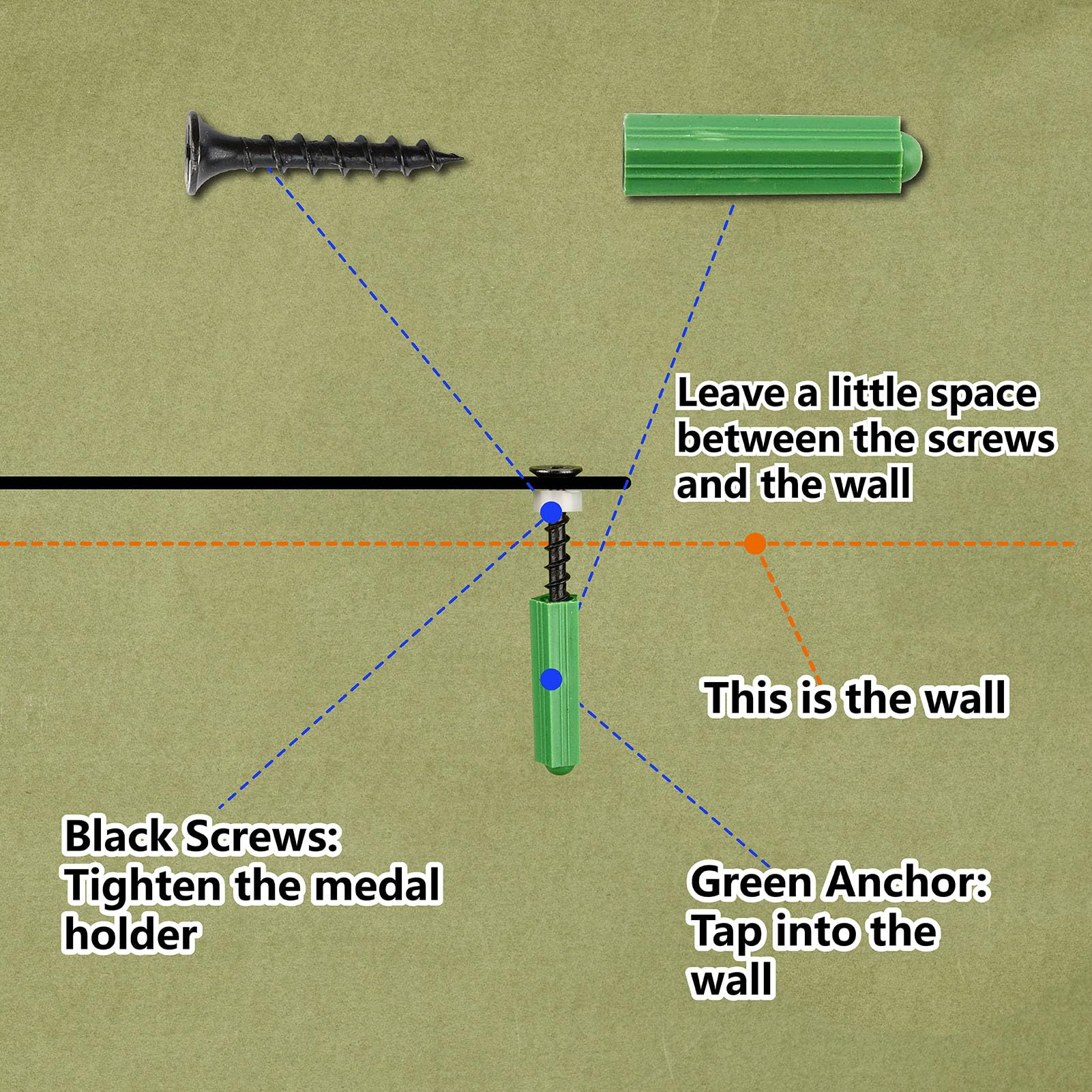 CREATCABIN Porte-médailles Sport Patinage Sur Glace Cadre De Support De