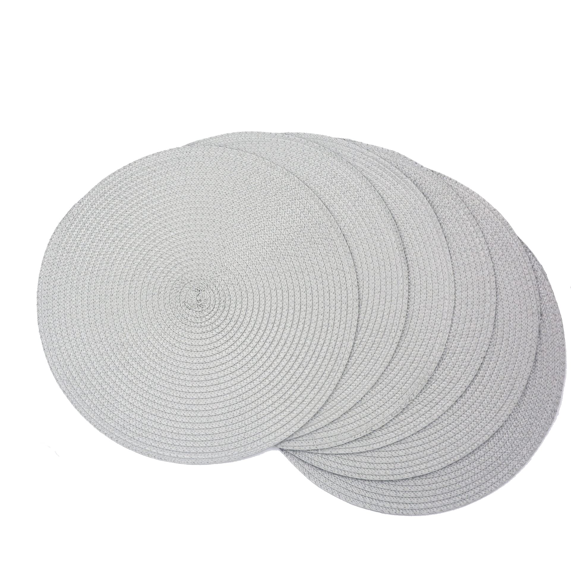 Décoration de Table, Sets de Table, Set de Table de Cuisine en Plastique 35 cm, Lot de 6, Violet