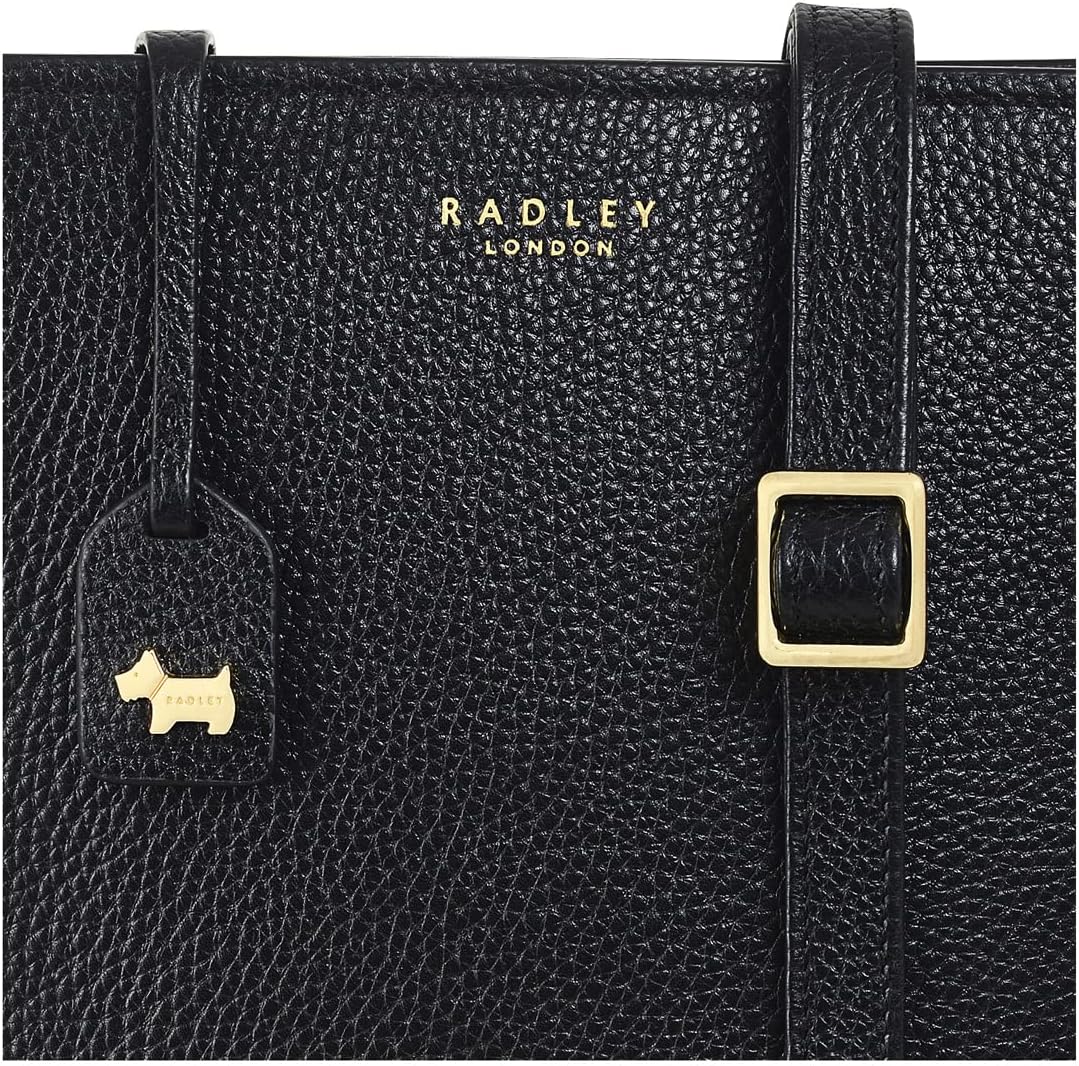 RADLEY London Summer Street Women's Mini Leather Zip Around Crossbody Bag, Black
