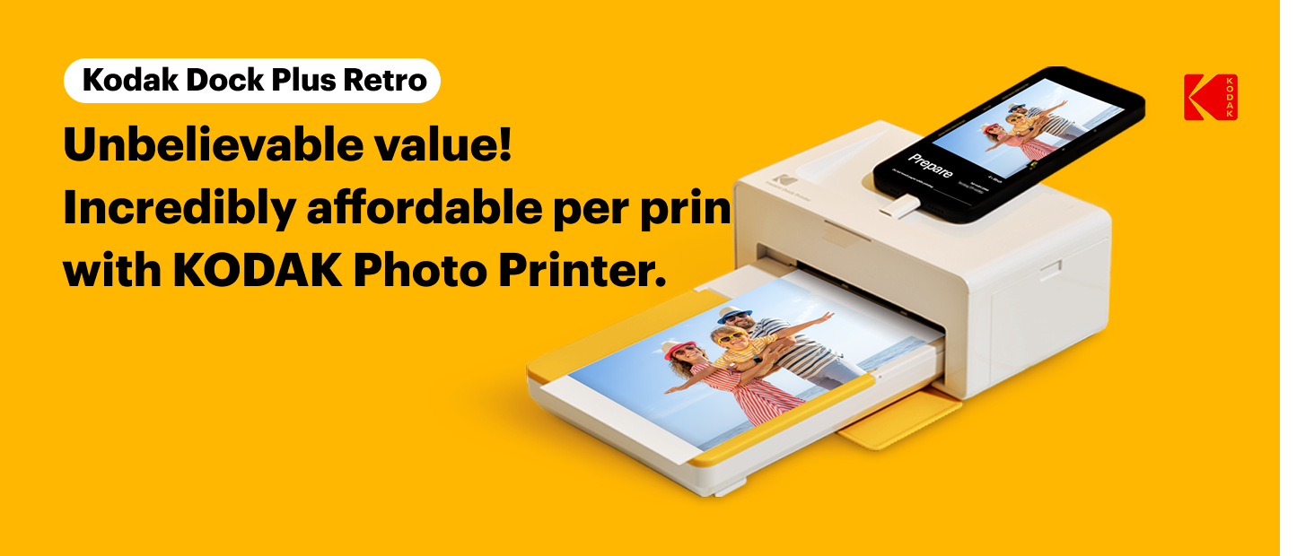 Amazon.com: KODAK Dock Plus 4x6'' Photo Printer, 50 Sheets