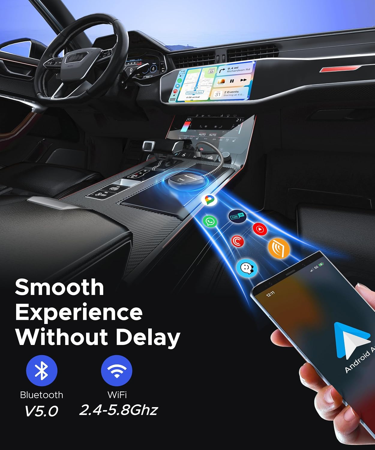 Smooth Wireless Android Auto Experience