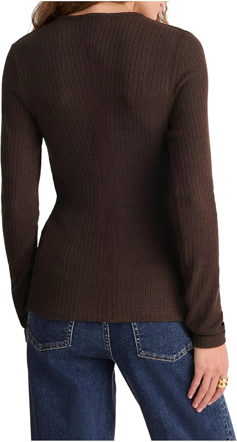 Madewell Womens Texture Mockneck Cardigan - Image 2