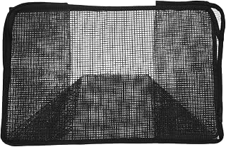 U Shaped Air Conditioner Cover Mesh Protection for Window Units Full Coverage Outdoor Shield Dust Leaf Guard Elegant Design All Weather Durability Black