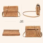 Small Crossbody Bags for Women,Vegan Leather Cell Phone Purse with Adjustable Shoulder Strap for Travel