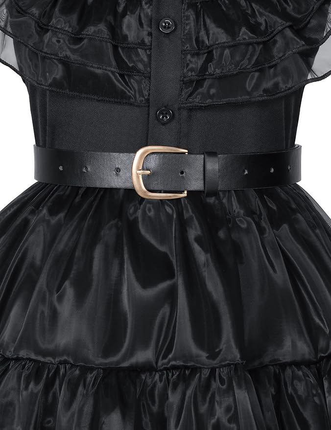 Disfraz gótico negro para niñas talla 4-5 años miniatura 5