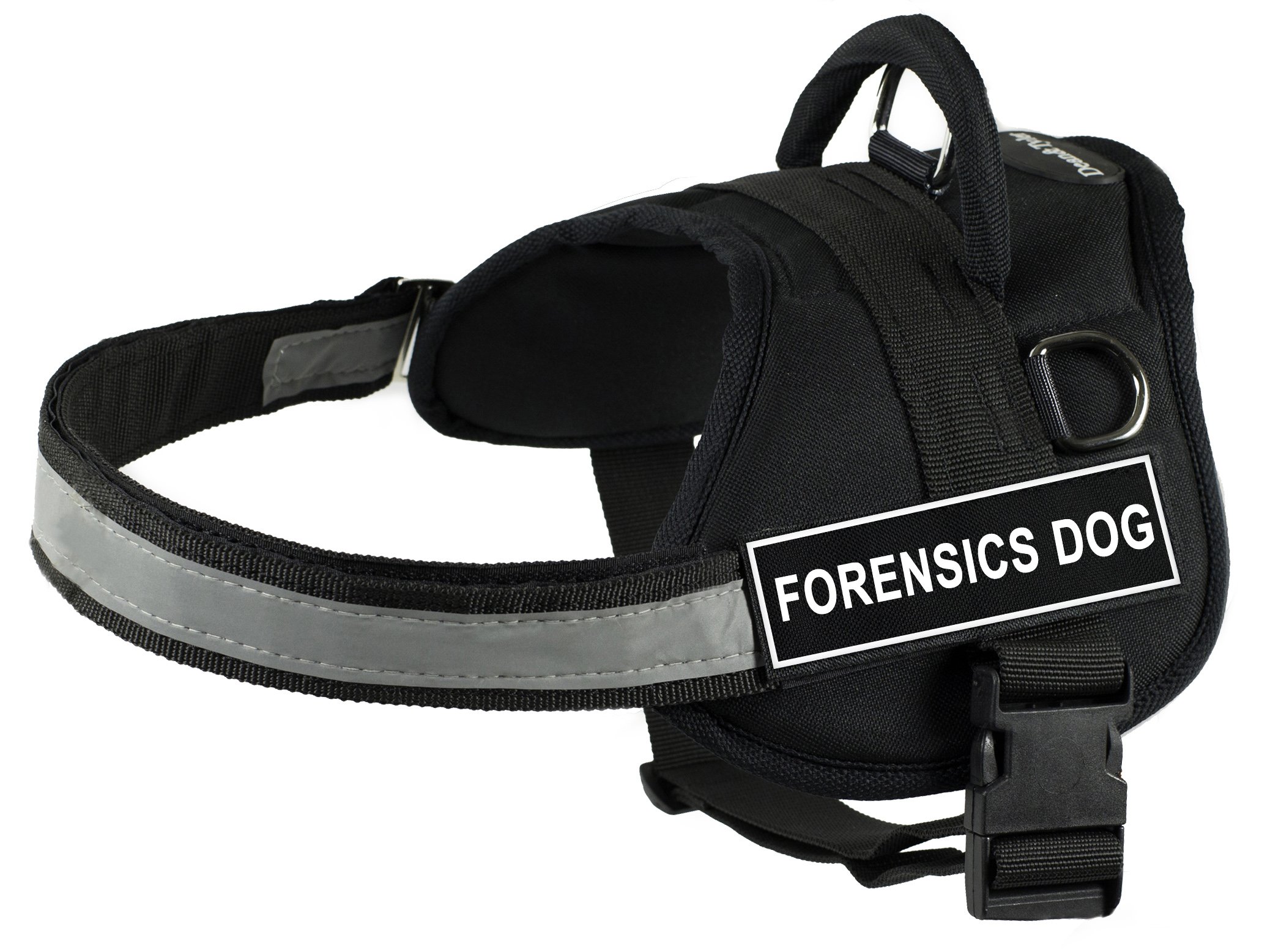 Harnais pour animal domestique grande taille noir Forensics Dean & Tyler haut de gamme