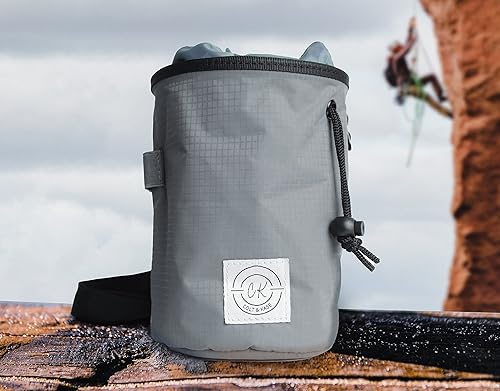 Miniatura 5 de Bolsa de tiza para escalada en roca  Bolsa de tiza Bouldering para equipo de escalada en roca  Disco Golf Chalk Bag Disc Golf  Bolsas de tiza de