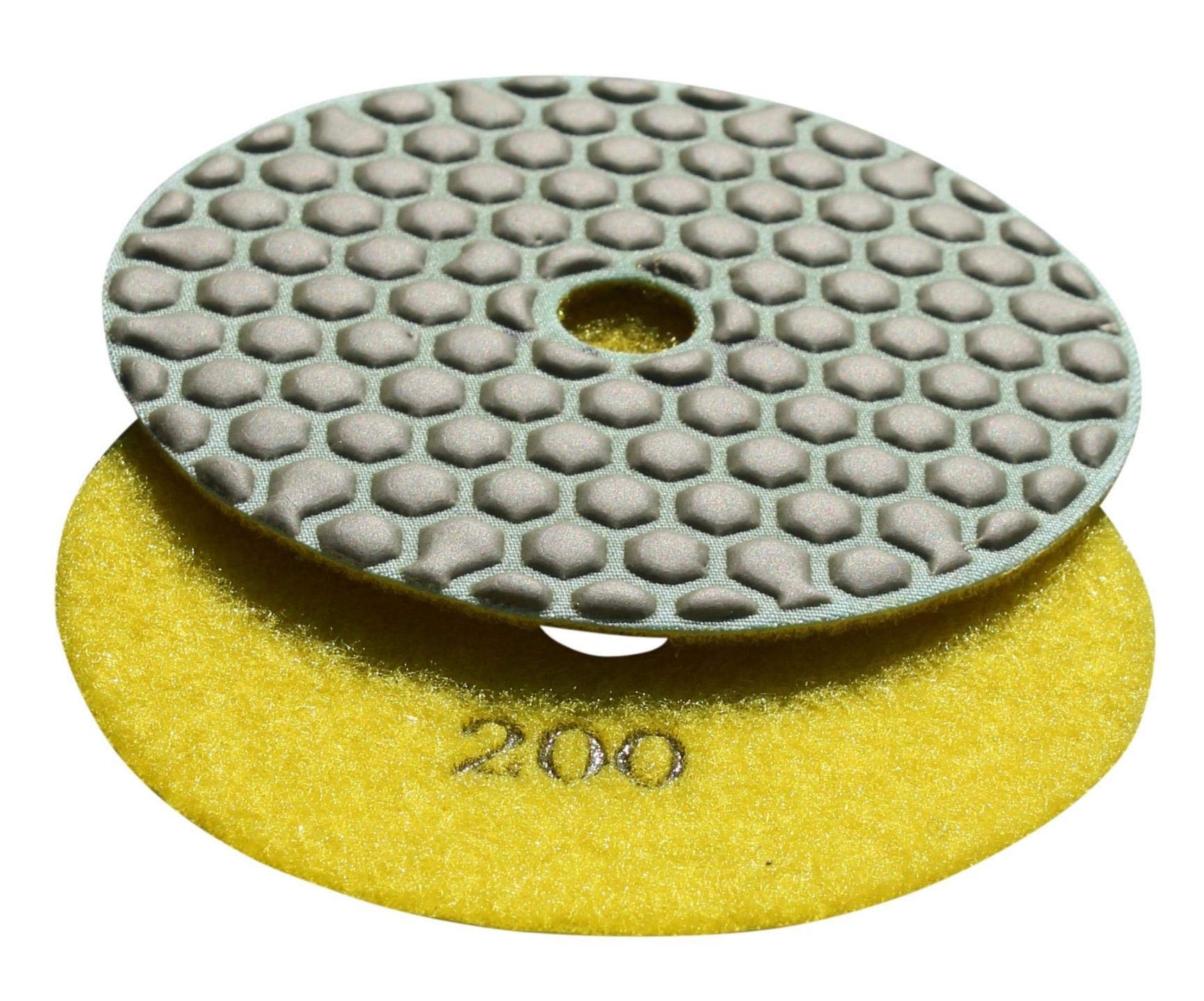 STADEA Diamond Polishing Pad 4" Dry Grit 200 For Stone Glass (STADEA Standard A)