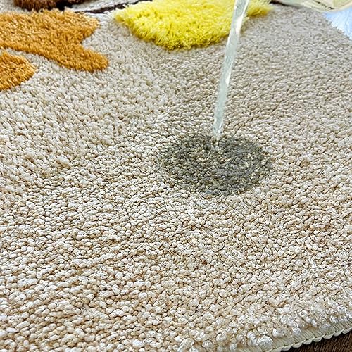 Miniatura 6 de Alfombra de pasillo de musgo, alfombra de área suave para dormitorio, antideslizante, acogedora, alfombra pequeña para niños, sala de juegos,