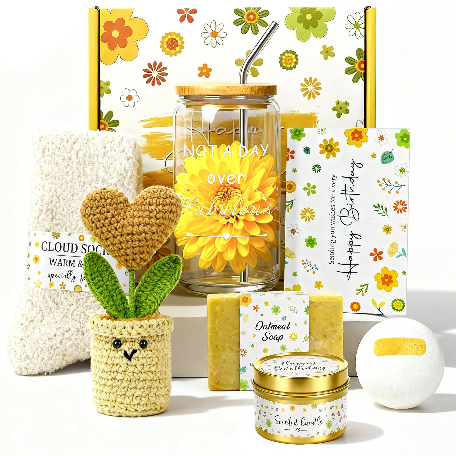 Paniers-cadeaux pour femme avec coffret relaxant et surprise anniversaire