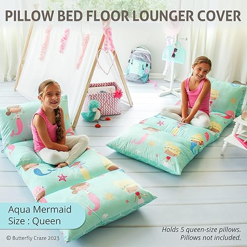 Miniatura 123 de Tumbona para niña. Fundas hechas de suave felpa de primera calidad. Perfecta para leer, mirar televisión, y fiestas de pijamas. Rosa Polka,Coches