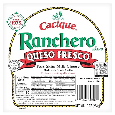 Cacique, Queso Fresco Ranchero, 10 oz