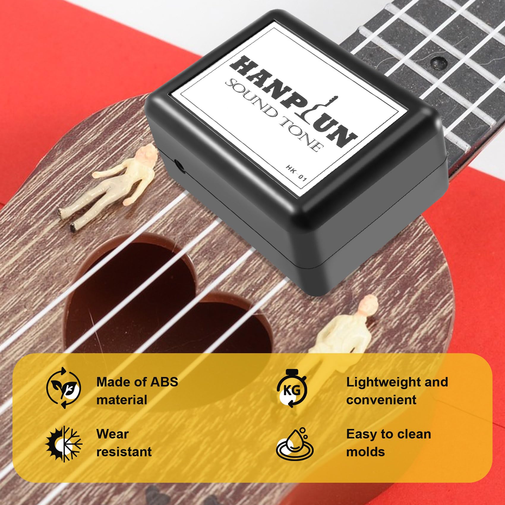 Fozriybefy Gitarren Ton VervollstNdiger Sound Ffner Simuliert die  Vibration der TatsChlich Spielenden Gitarre Erreichen Volle Klang  Potenzial -01 : Amazon.de: Musikinstrumente & DJ-Equipment