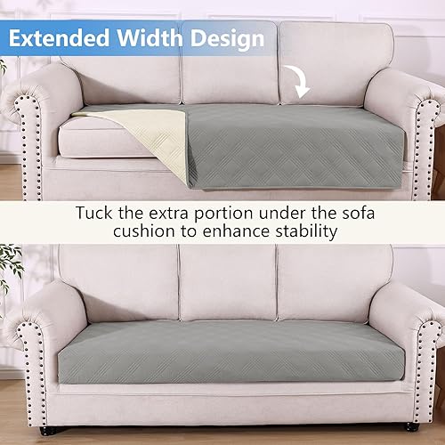 Miniatura 339 de hyha Manta de cama impermeable para perro, mantas suaves para mascotas, funda de sofá impermeable para perros, fundas reversibles lavables para