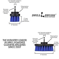 Vista 5 de Cepillo de taladro - Cepillo de fregar - Accesorio de cepillo de taladro - Cepillo de limpieza para taladro - Cepillo de taladro eléctrico - Juego