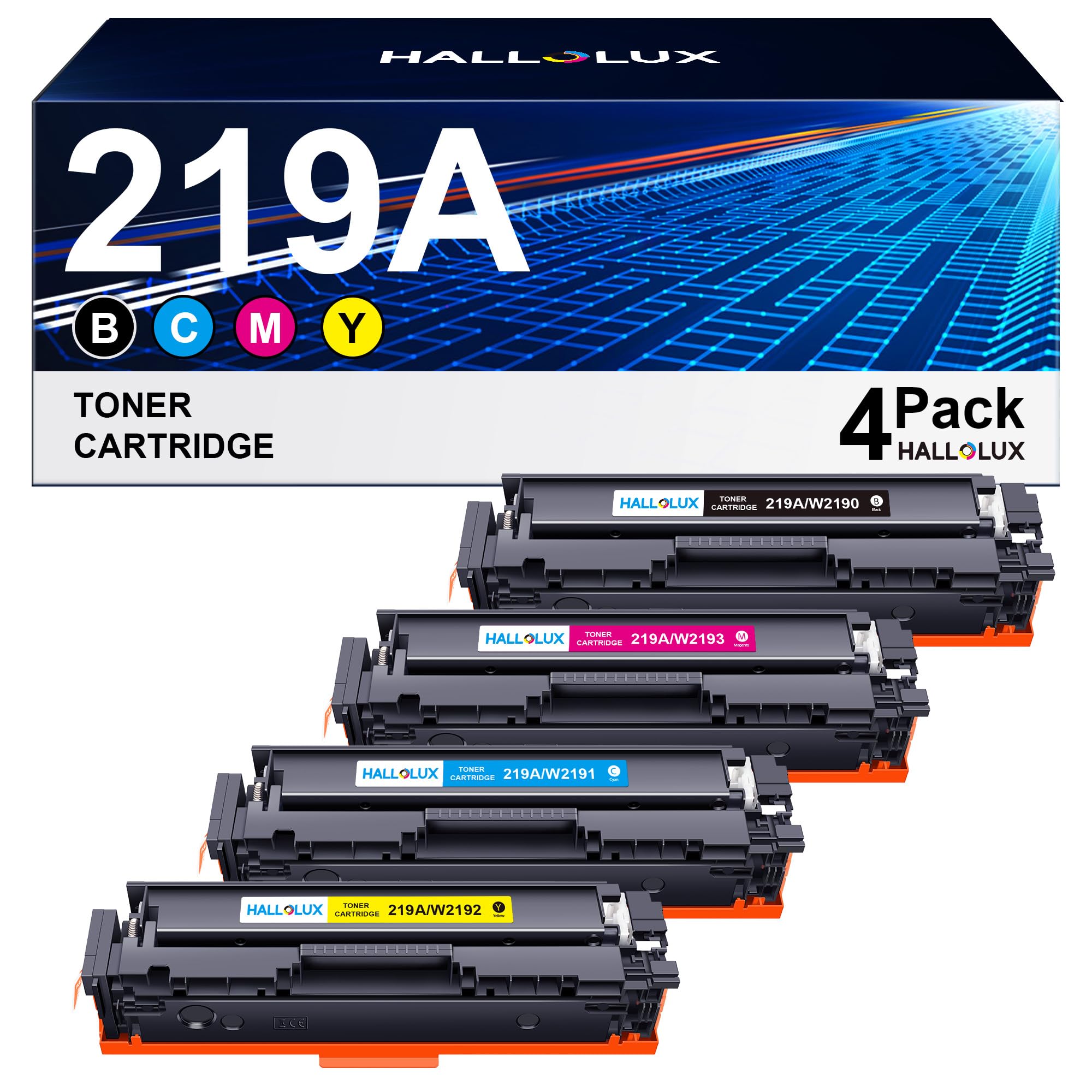 HALLOLUX 219A Compatible pour HP 219X 219A Toner pour MFP 3302FDW 3302SDW