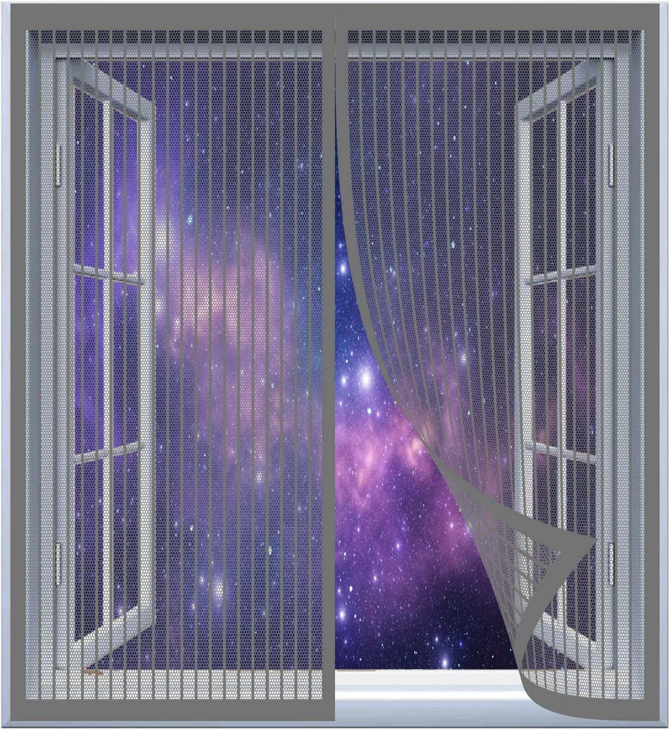 Moustiquaire Porte Fenetre Rideau 140 X 180 Cm Moustiquaire