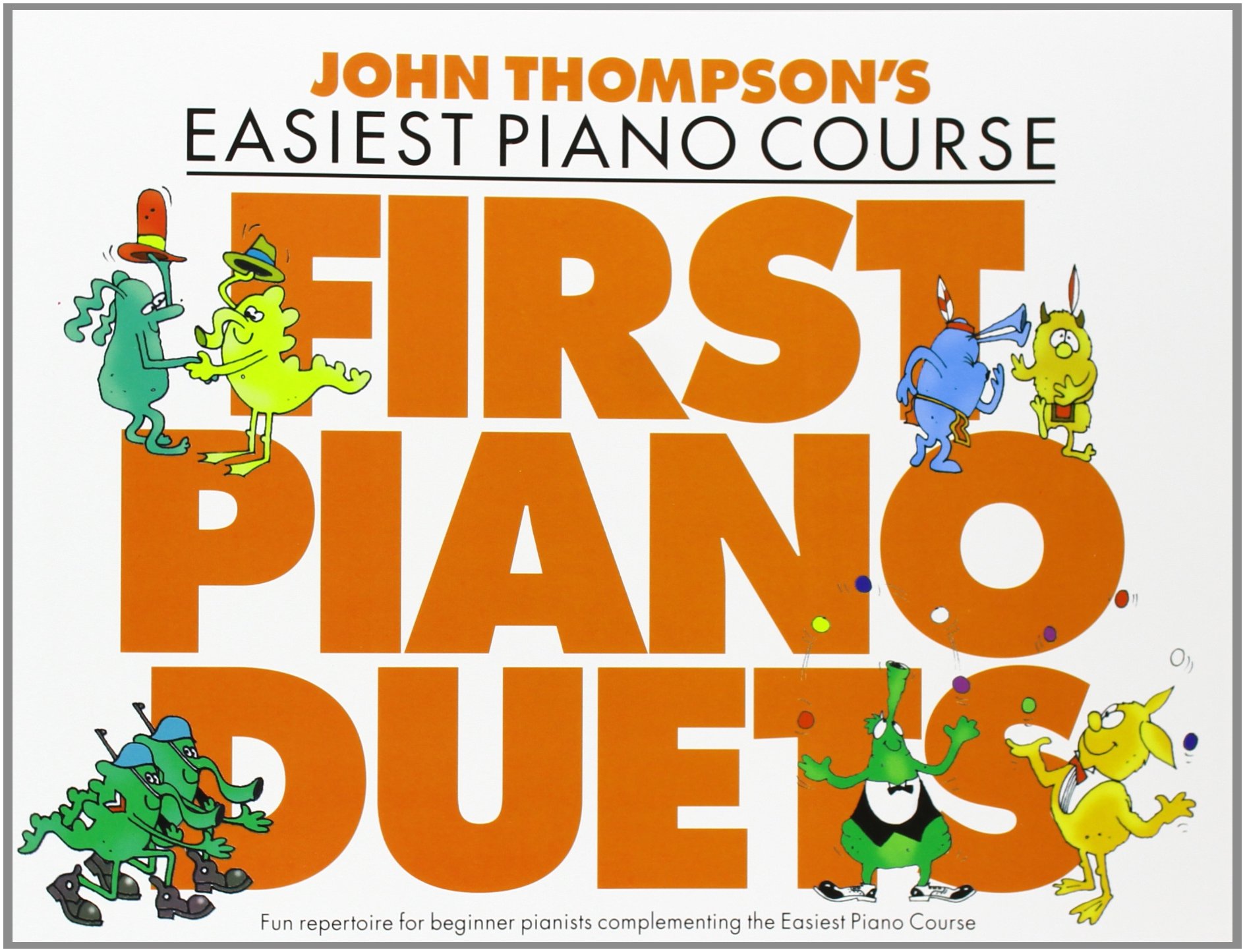 John Thompson: First Piano Duets | Easiest Piano Course Repertoire for Kids and Students | Easy Piano Sheet Music Book with Nursery Rhymes Christmas Songs Carols and Folk Tunes for Early Learners