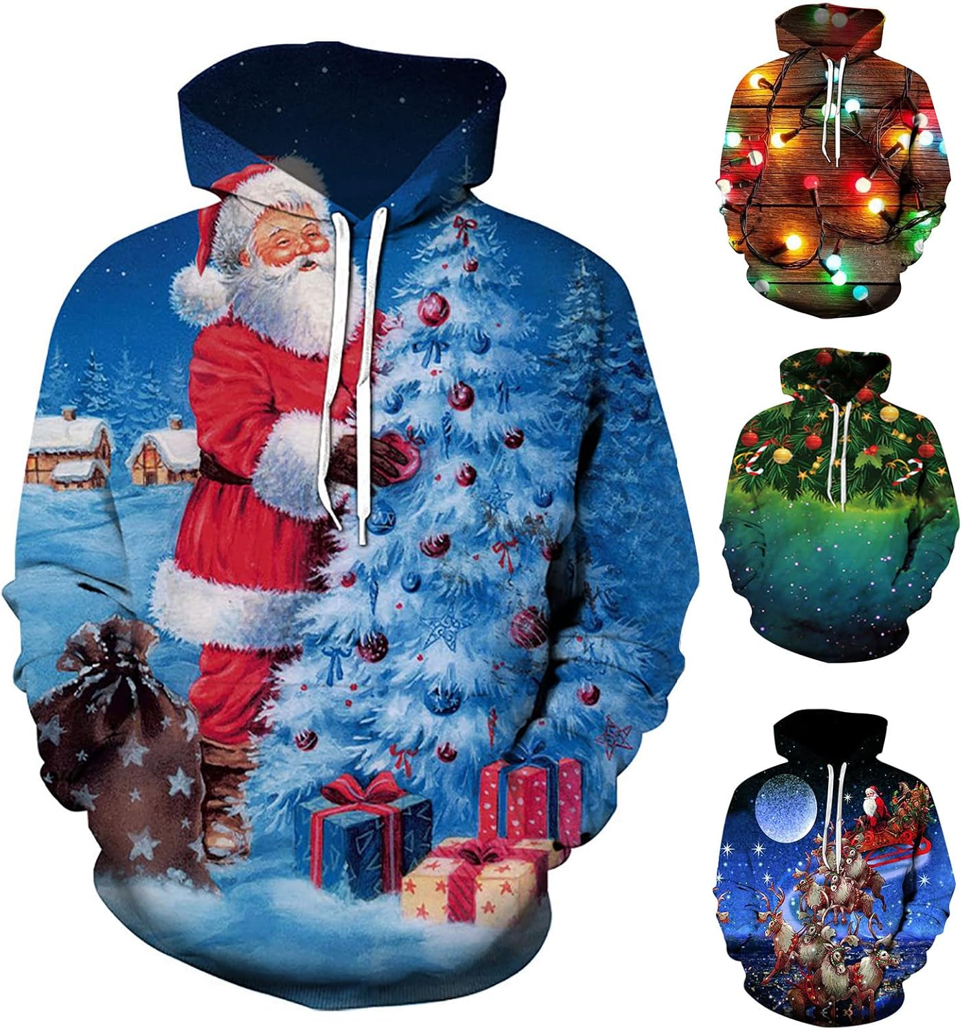 hooded christmas jumper