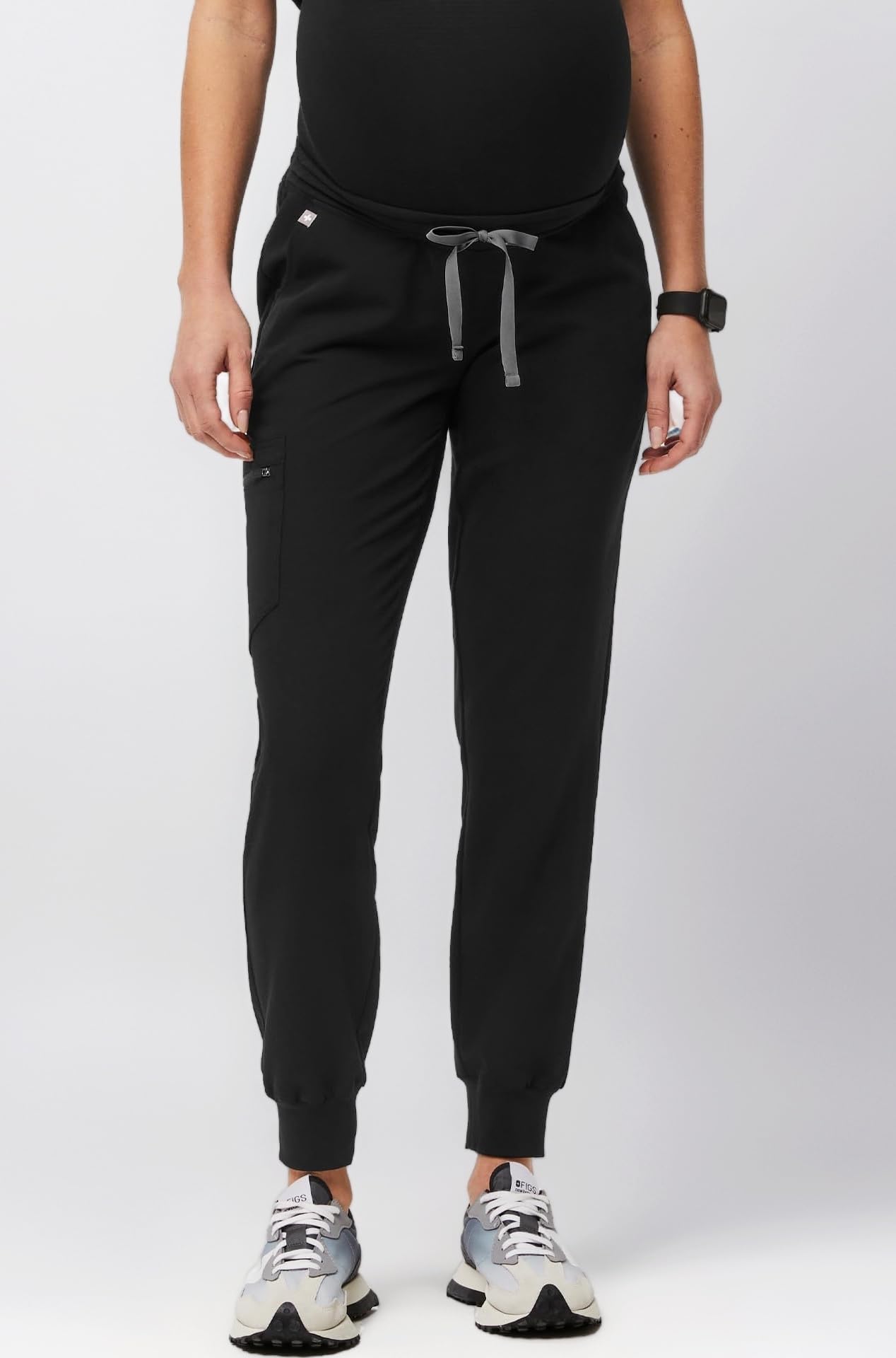 FIGS Zamora Jogger Maternity Scrub Pants for Women — Slim Fit, 5 Pockets, 4-Way Stretch, Anti-Wrinkle Women Scrub Bottoms