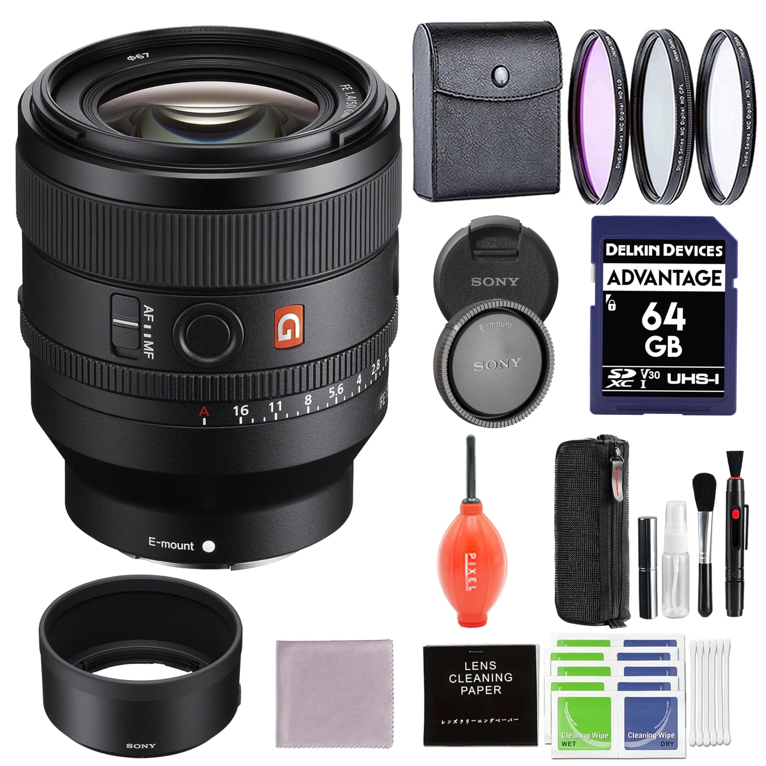 Amazon.com : Sony FE 50mm f/1.4 GM Lens for E-Mount Mirrorless