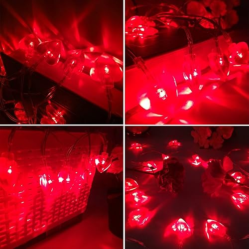 Miniatura 7 de AOSTAR Luces de San Valentín en forma de corazón para el día de la madre y del padre, boda, propuesta, cumpleaños y vacaciones
