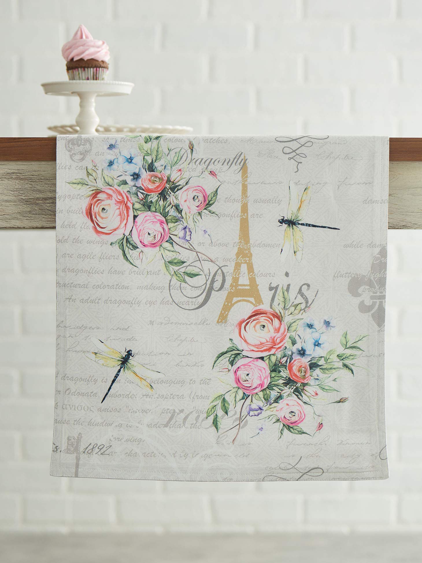 Maison d'Hermine Tischläufer, 100 % Baumwolle, einlagig, 150 cm lang, für Zuhause, Küche, Esszimmer, Party, Hochzeit, Brautparty, Muttertagsgeschenke (50 cm x 150 cm)