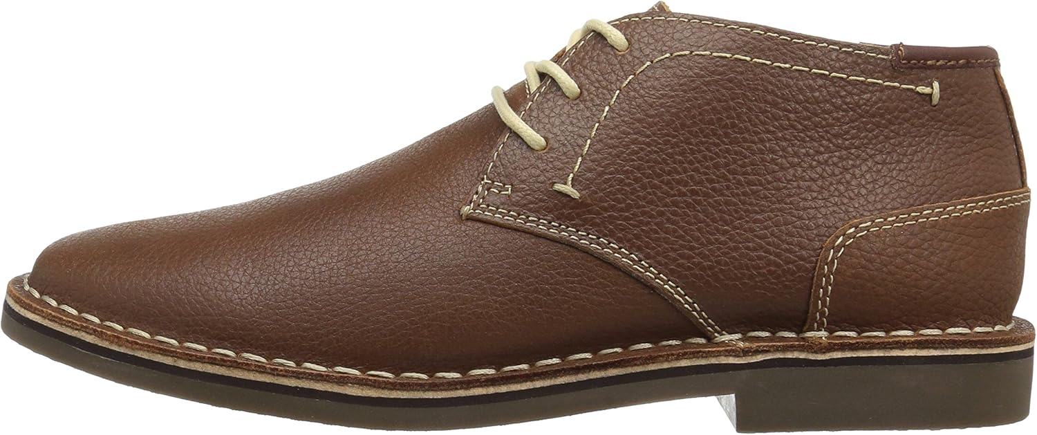 Kenneth Cole Men's Desert Sun Chukka Boot, Brown Pebbled, 7.5