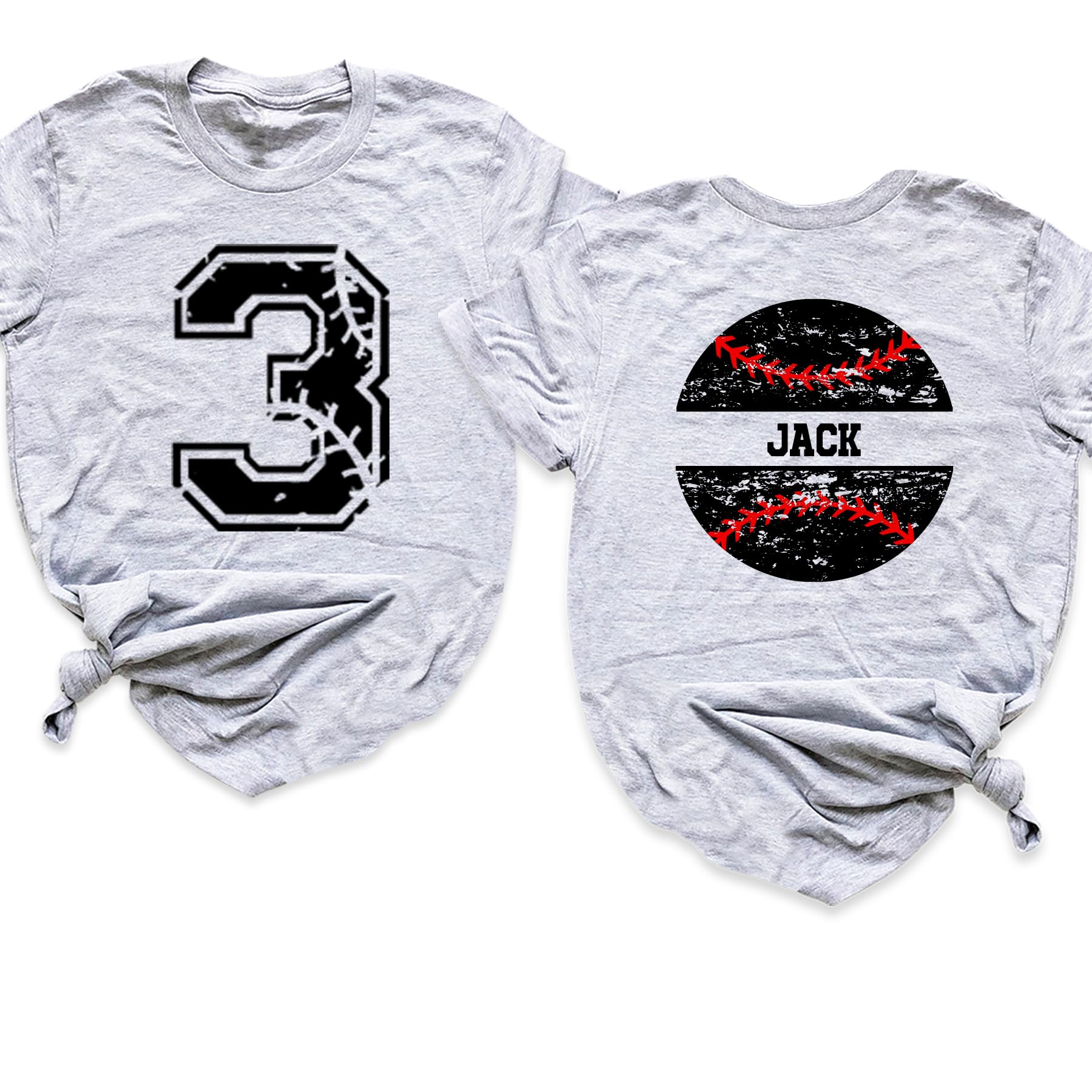 Customized Baseball Shirt, Custom Baseball Jersey, Baseball Mom T Shirt, Baseball T-Shirt Front and Back Print, Add Your Own Team Number, Game Day Shirt, Softball Tshirt