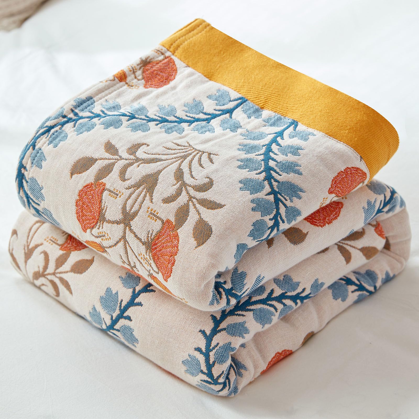 Couverture jeté de canapé grand plaid boheme colore reversible 200x230cm