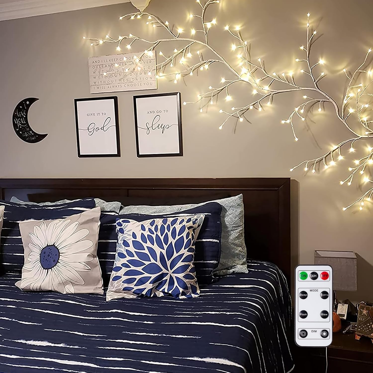 Miyole Vines Lights for Room Decor with Remote, 144 LEDs