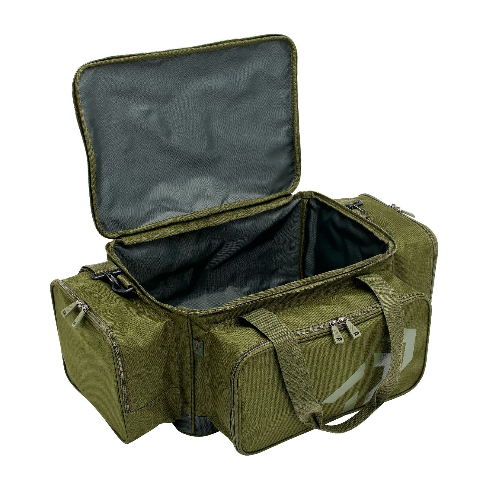 Daiwa Black Widow Low Level Fishing Carryall - Carp Fishing Luggage - BWLLC, Green, 60x40x24cm - Image 2