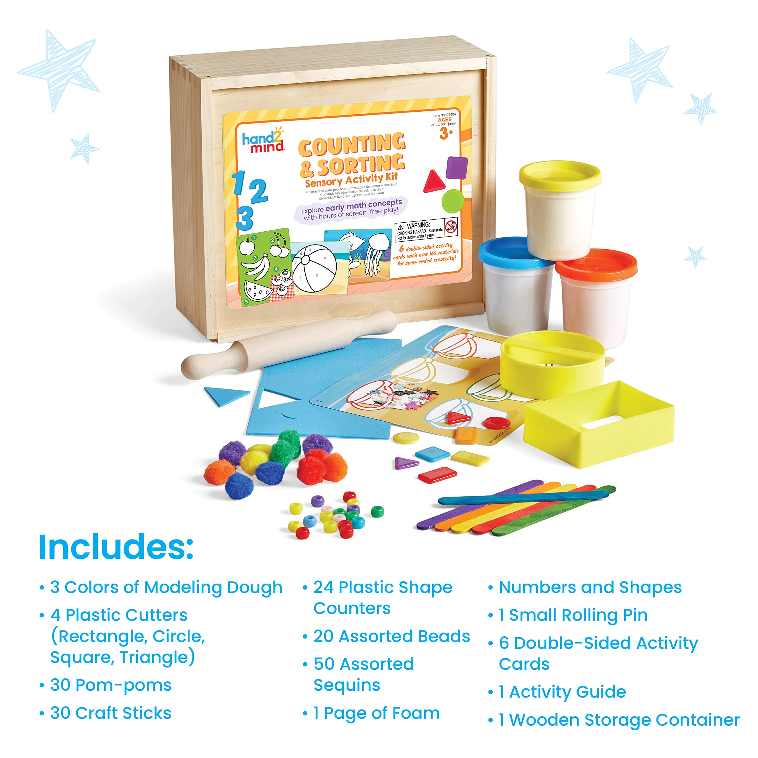 Learning Resources MathMagnets Go! Set Attività Conteggio Magnetico, 73 Pezzi, Numeri In Schiuma, Giocattolo Educativo 3+ Anni