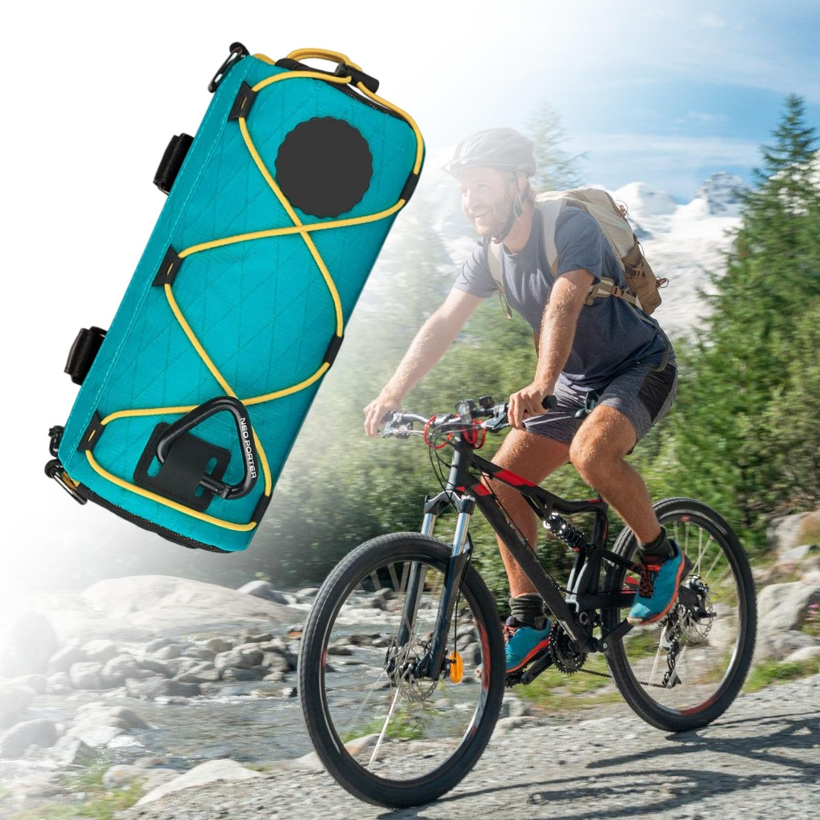 Mountainbike Lenkerbeutel Große Kapazität Vorderröhrchen Aufbewahrungsbeutel Für Straßenfahrräder Radsportzubehör Fahrradfahrradbeutel