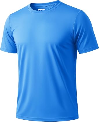KEFITEVD Mens Short Sleeve UPF 50+ T-Shirts Rash Guard Quick Dry Sun Protection SPF Shirts Swim Athletic Workout Top Tee