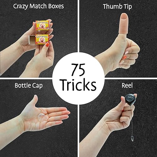 Miniatura 2 de Streetwise Magic Kit - Más de 75 trucos de magia callejera fáciles de aprender - It's Magic por Hanky Panky Toys - Sorprende a tu familia y amigos -