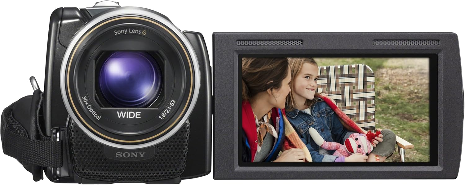 Sony HDRXR260V High-Definition Handycam 8.9 MP Camcorder with 30x Optical / 55x Extended Zoom and 160 GB Hard Disk Memory (2012 Model)
