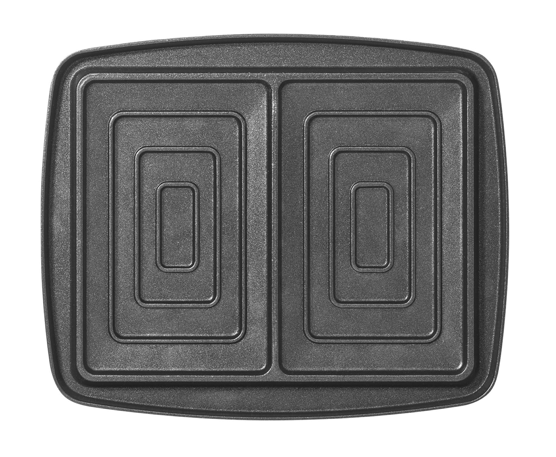 LAGRANGE Jeu de plaques Croque-Monsieur, compatible avec tous les gaufrier "Super 2", Plaques en aluminium moulé, Revêtement antiadhésif double couche, 030423