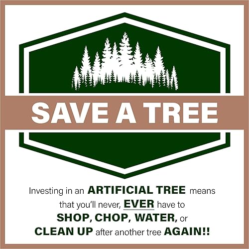 Miniatura 5 de Fraser Hill Farm Árbol de Navidad artificial flocado de 6.5 pies con luces LED multicolor y soporte, árbol falso plegable preiluminado con follaje